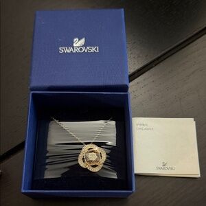 Swarovski Gold and Silver Necklace